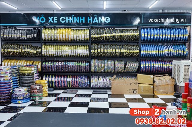 Các loại vỏ xe máy chính hãng được cung cấp tại các trung tâm phụ tùng uy tín