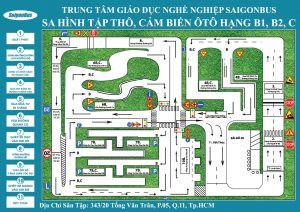 Cấu trúc bài thi sa hình B2 tại trung tâm sát hạch