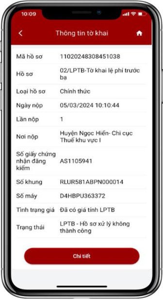 chi tiết hồ sơ lệ phí trước bạ