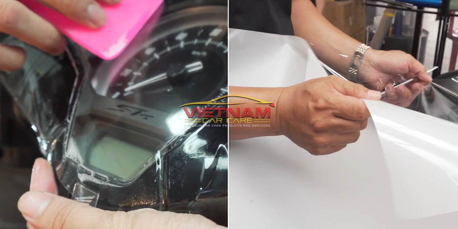 Dán PPF APEAX cho HONDA SH tại trung tâm chăm sóc xe uy tín.