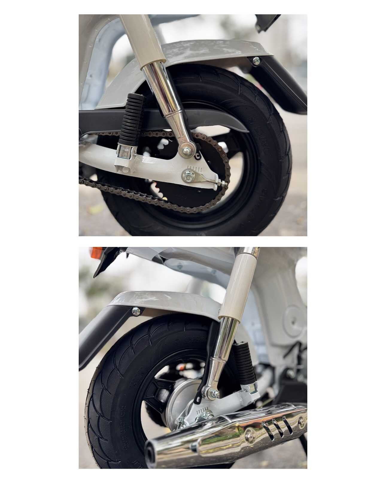 Động cơ xe Chaly 50cc hoạt động ổn định và tiết kiệm nhiên liệu