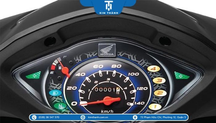 Đồng hồ xe máy hiển thị các thông số quan trọng