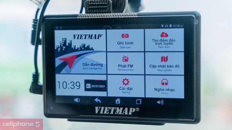 Hình ảnh camera ghi lại hành trình chi tiết với các mốc thời gian