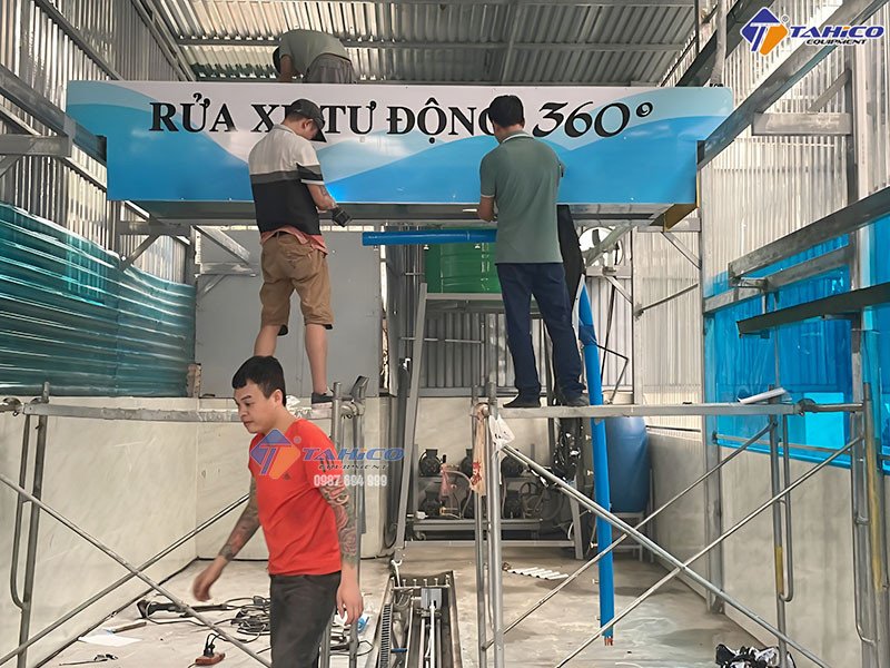 Hình ảnh minh họa quy trình hoạt động của máy