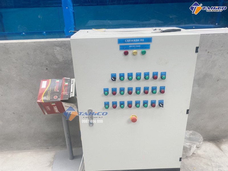 Hình ảnh minh họa về mô hình rửa ngoại thất tự động