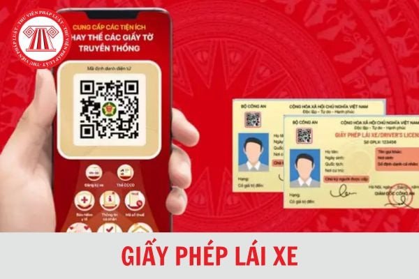 Hình ảnh minh họa về việc sử dụng bằng lái xe tích hợp trên ứng dụng VNeID