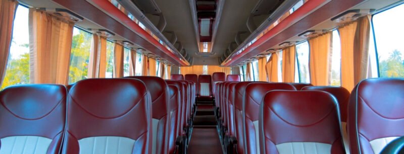 Không gian nội thất xe khách chất lượng cao tại Tiền Giang