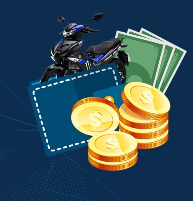 Minh họa các điều khoản vay khi sử dụng giấy tờ xe máy