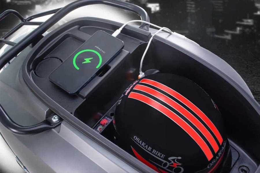 Osakar Classy SI có cốp xe rộng 30 lit