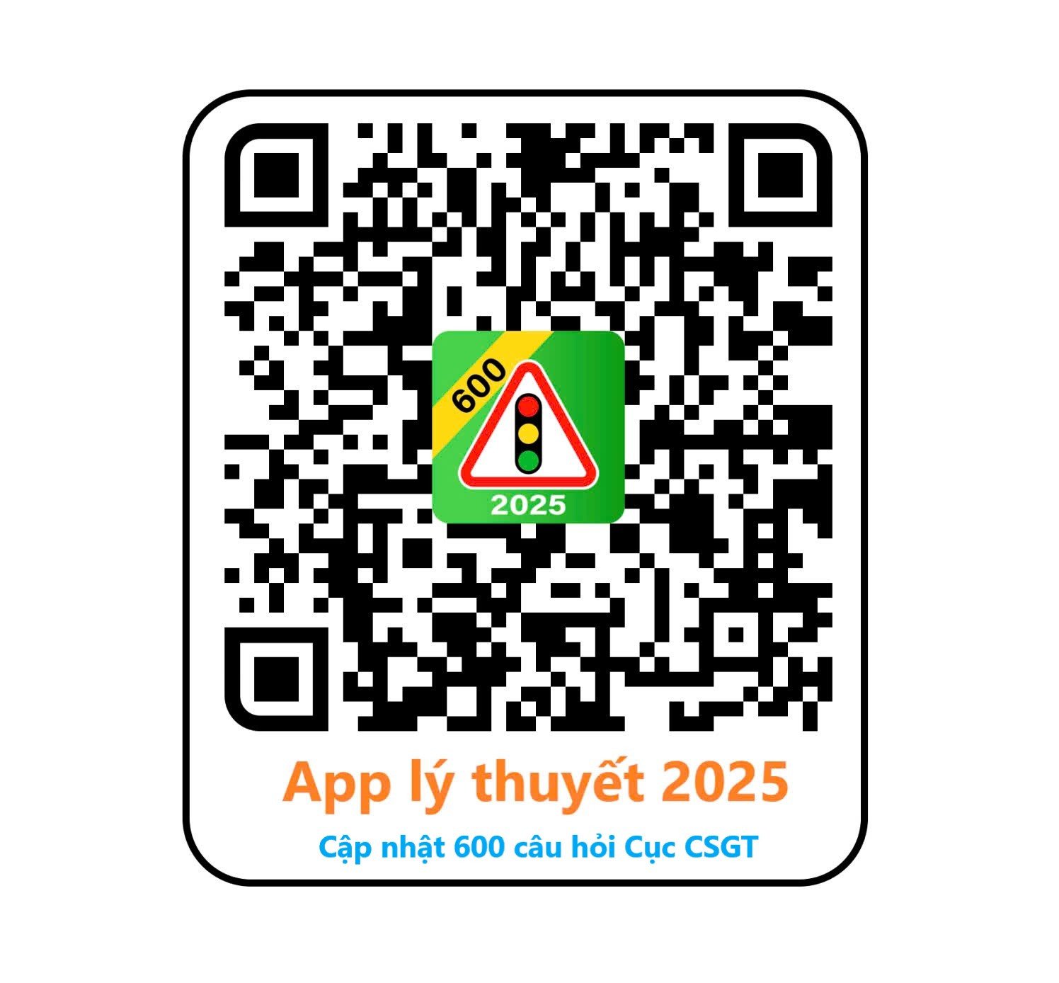 Quét mã QR để tải ứng dụng ôn thi trên di động