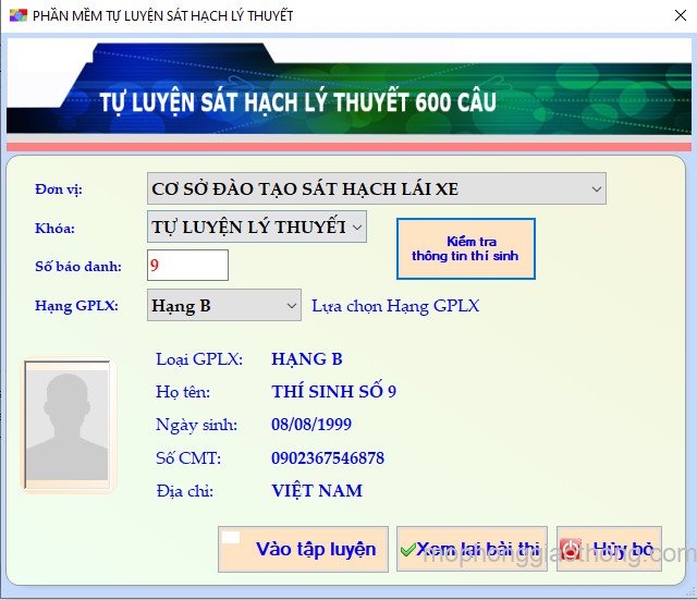 Tài liệu ôn tập lý thuyết 600 câu hỏi sát hạch lái xe B2