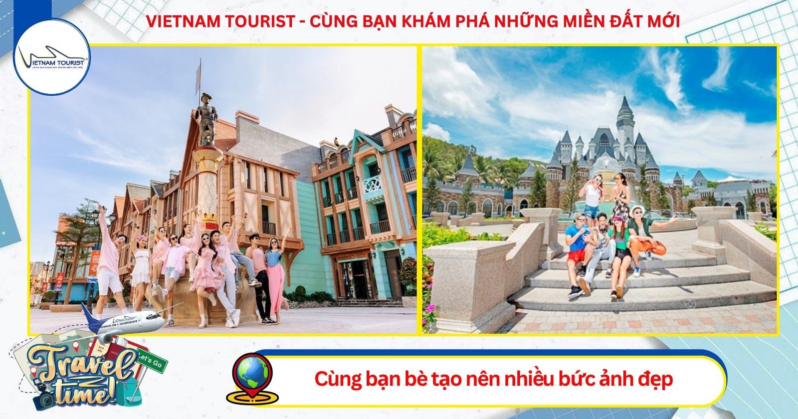 Tạo nên những bức ảnh đẹp tại Vinpearl Harbour