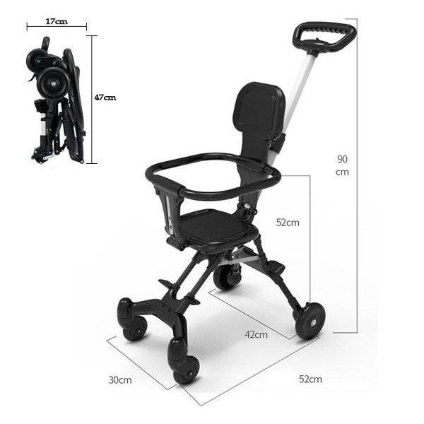 Xe đẩy gấp gọn là lựa chọn lý tưởng cho các chuyến đi xa