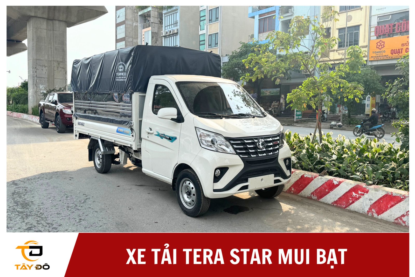 Xe tải nhỏ 1 tấn Tera Star với động cơ mạnh mẽ và thùng hàng dài hơn, tăng cường khả năng chuyên chở