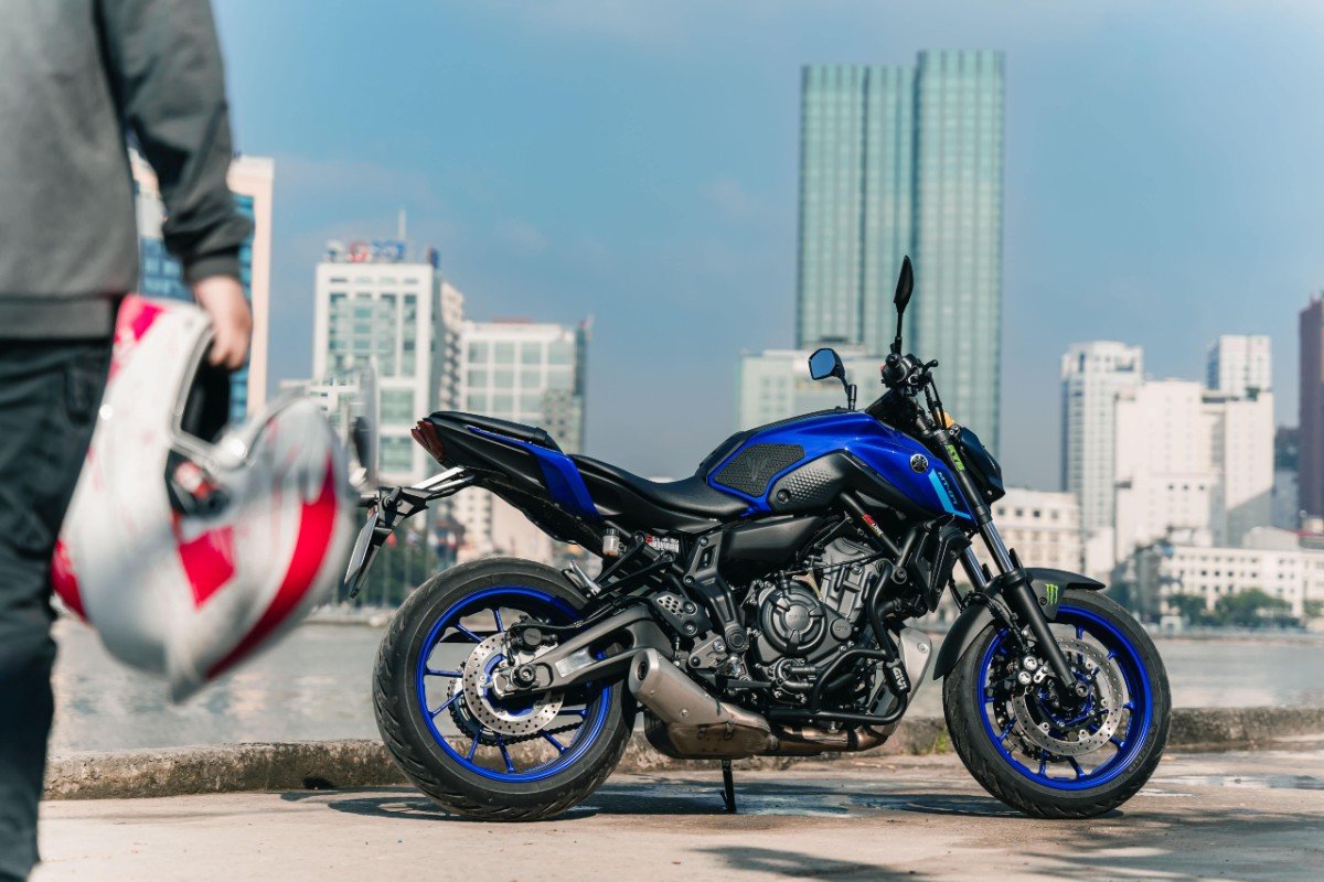 Xe Yamaha MT-09 được trang bị hệ thống kiểm soát lực kéo