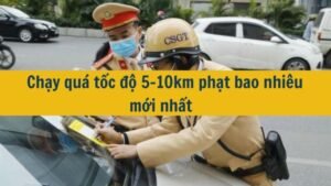 Quá tốc độ 5-10km phạt bao nhiêu xe máy 1