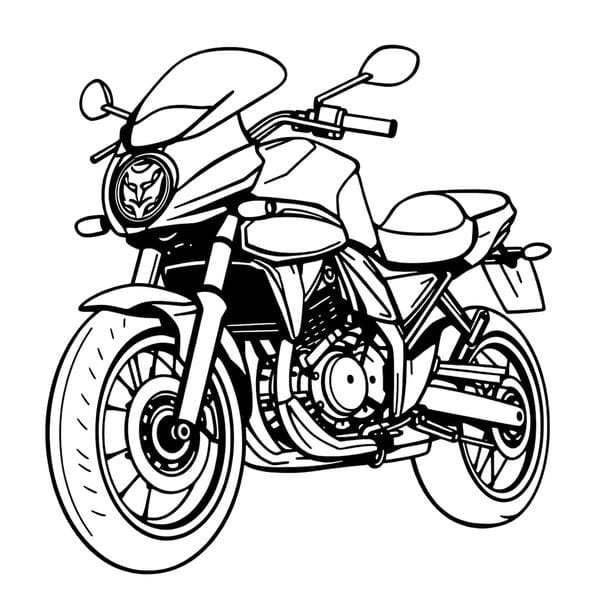 Tranh Tô Màu Xe Máy 7