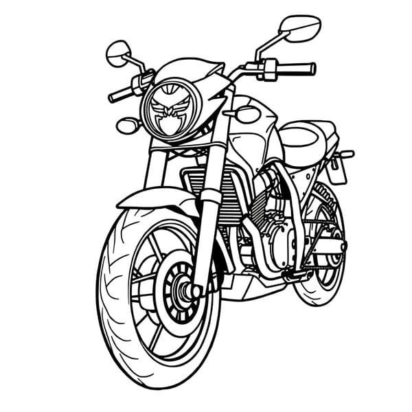 Tranh Tô Màu Xe Máy 8