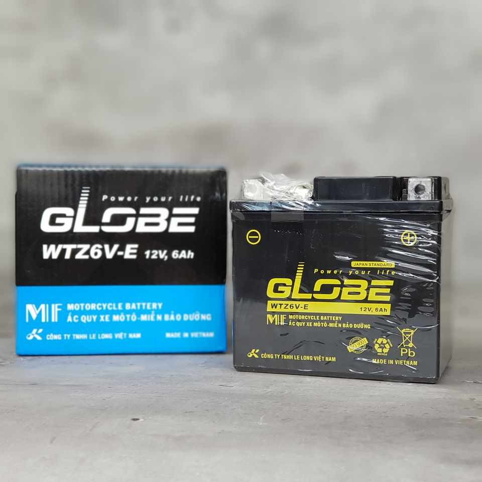 Ắc quy Globe với công nghệ Nhật Bản, thời gian sạc ổn định