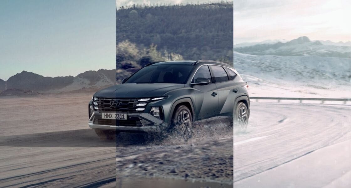 Ảnh hệ thống dẫn động HTRAC trên xe Hyundai Tucson