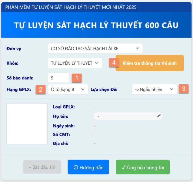 Ảnh minh họa cấu trúc đề thi và thời gian thi lý thuyết bằng lái xe hạng B2
