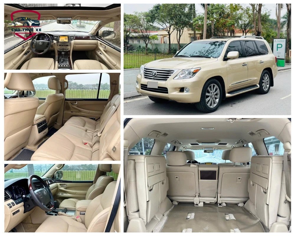 Ảnh mô tả hai mẫu xe Lexus LX 570 và GX đỗ cạnh nhau