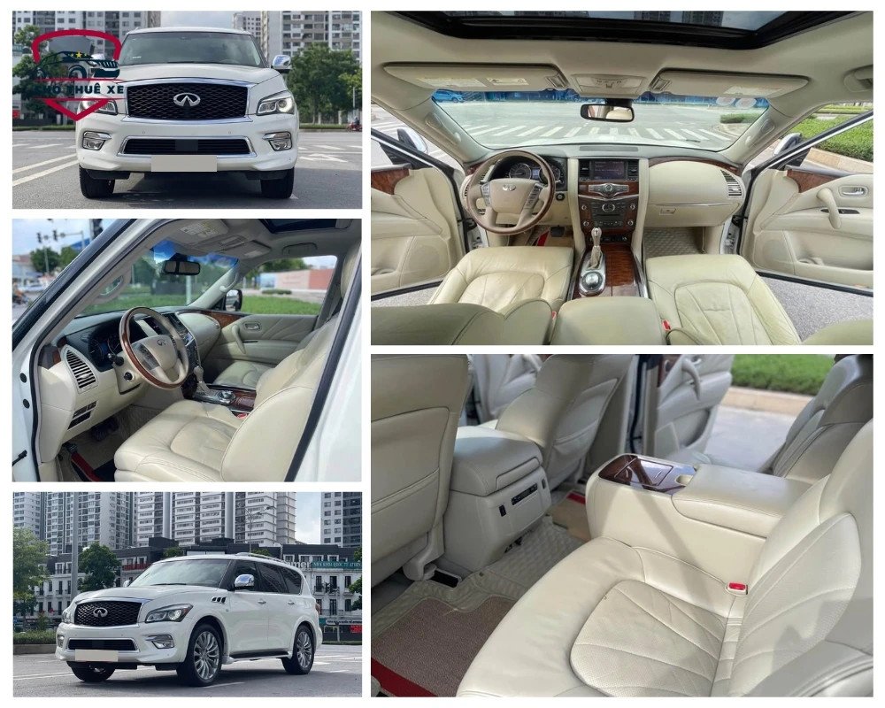 Ảnh mô tả ngoại thất hầm hố của Infiniti QX80