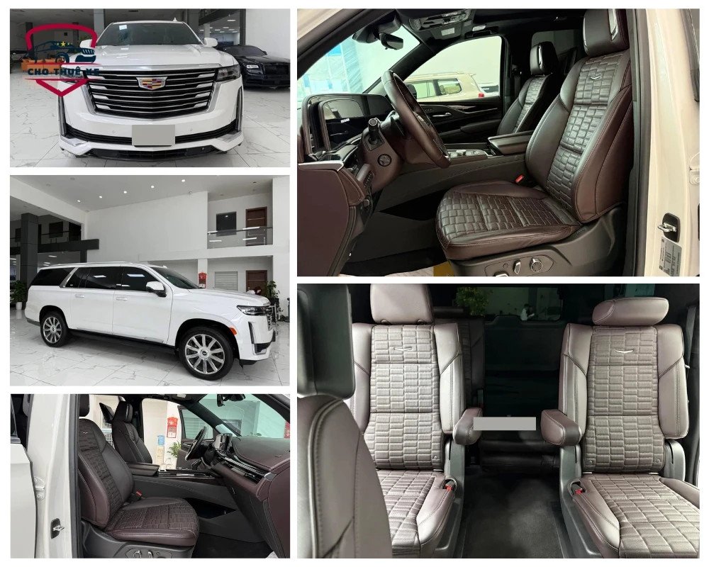 Ảnh mô tả nội thất công nghệ cao của Cadillac Escalade