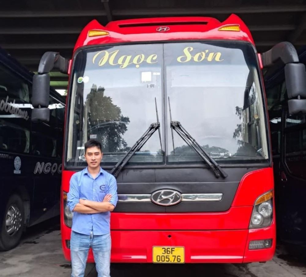 Bản đồ minh họa các tuyến đường chính mà nhà xe Ngọc Sơn đang khai thác trên trục Bắc-Nam