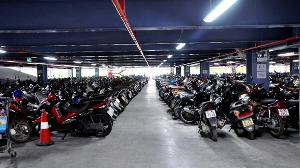 Bản đồ trực quan hóa các khu vực có bãi gửi xe máy ở thành phố