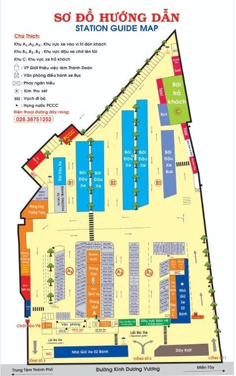 Bảng các hãng xe và giá vé tham khảo tại bến xe miền Tây
