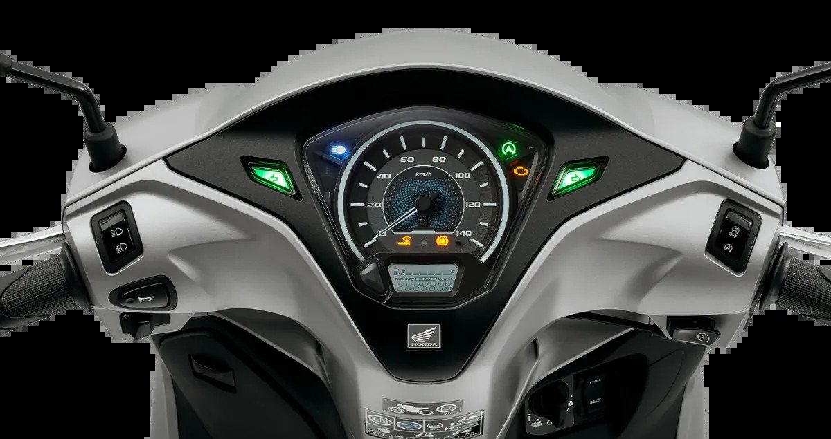 Bảng đồng hồ kết hợp giữa LCD và analog, hiển thị thông tin rõ nét