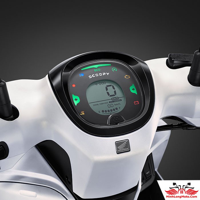 Bảng đồng hồ LCD mới trên Honda Scoopy