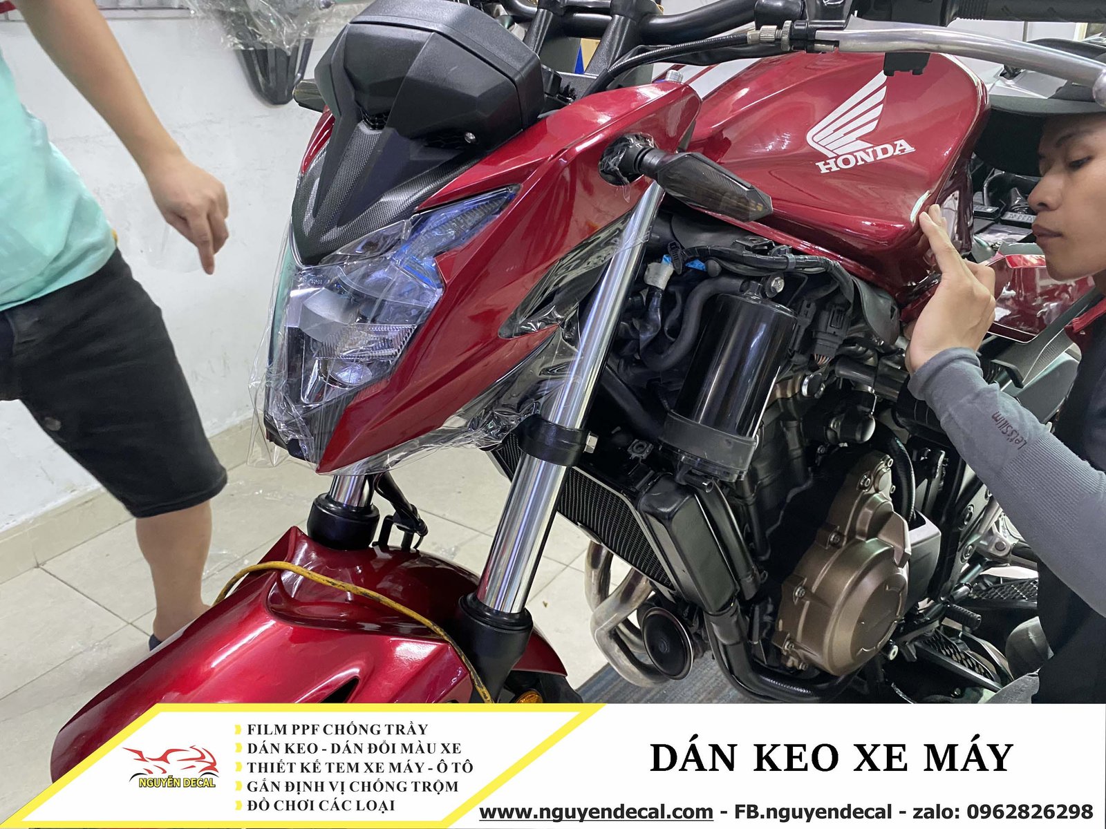 Bảng giá tham khảo dịch vụ dán keo bảo vệ xe máy các hãng