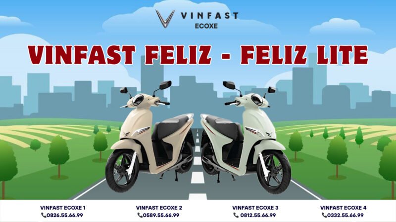 Bảng màu sắc đa dạng của xe máy điện VinFast