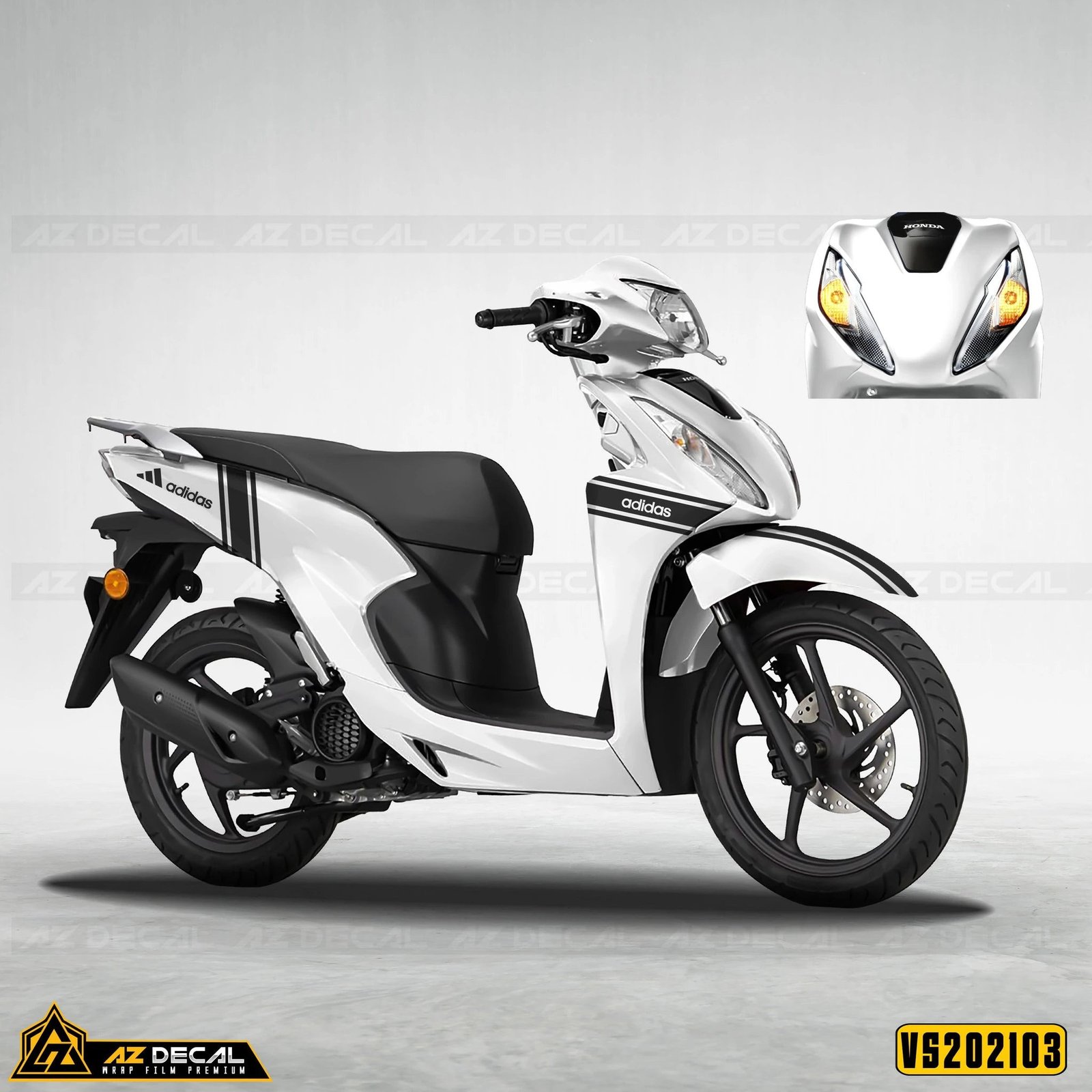 Bảng minh họa mức giá tham khảo cho các loại decal dán xe Vision