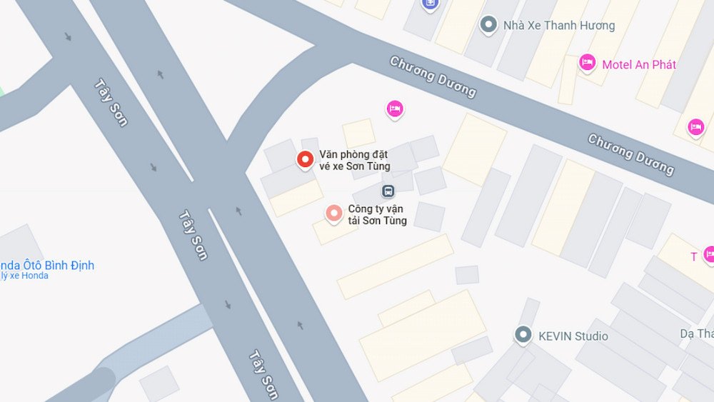 Thông Tin Chi Tiết Xe Sơn Tùng Đà Nẵng Bảng thông tin chi tiết các tuyến đường hoạt động của nhà xe Sơn Tùng