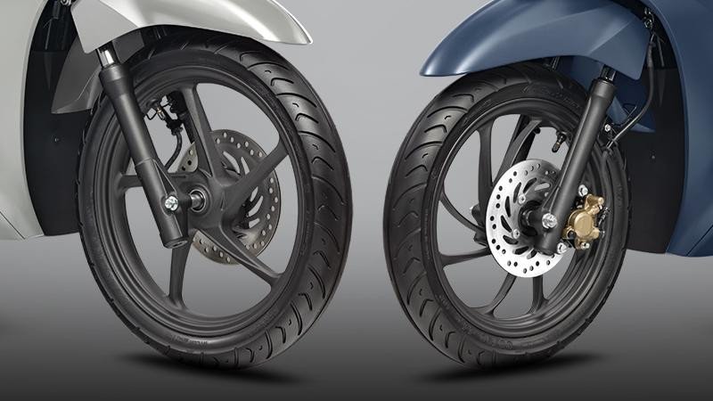 Bánh xe không săm giúp tăng độ bám đường