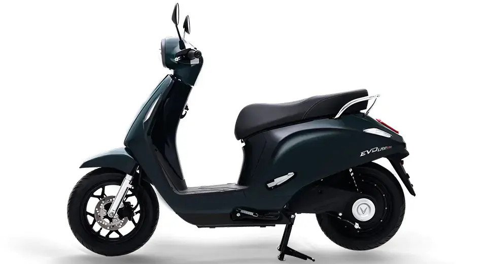 Bánh xe và hệ thống phanh giảm xóc của xe máy điện VinFast Evo Lite Neo