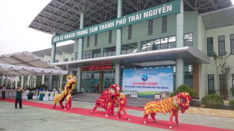 Bến xe đã được sửa chữa khang trang và hiện đại