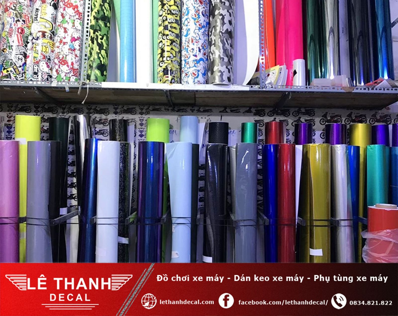 Các dụng cụ cần thiết để dán decal xe máy