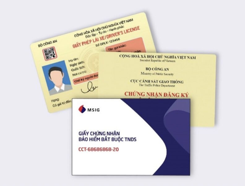 Các giấy tờ cần thiết cho xe ô tô