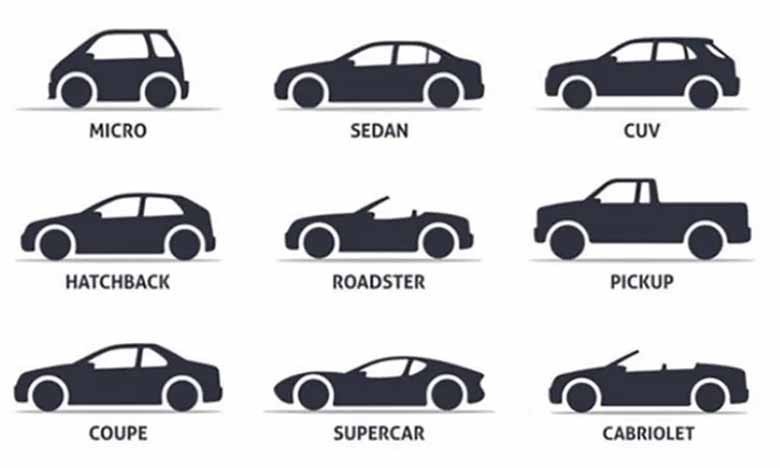 Các kiểu dáng xe ô tô phổ biến được gọi tên bằng tiếng Anh