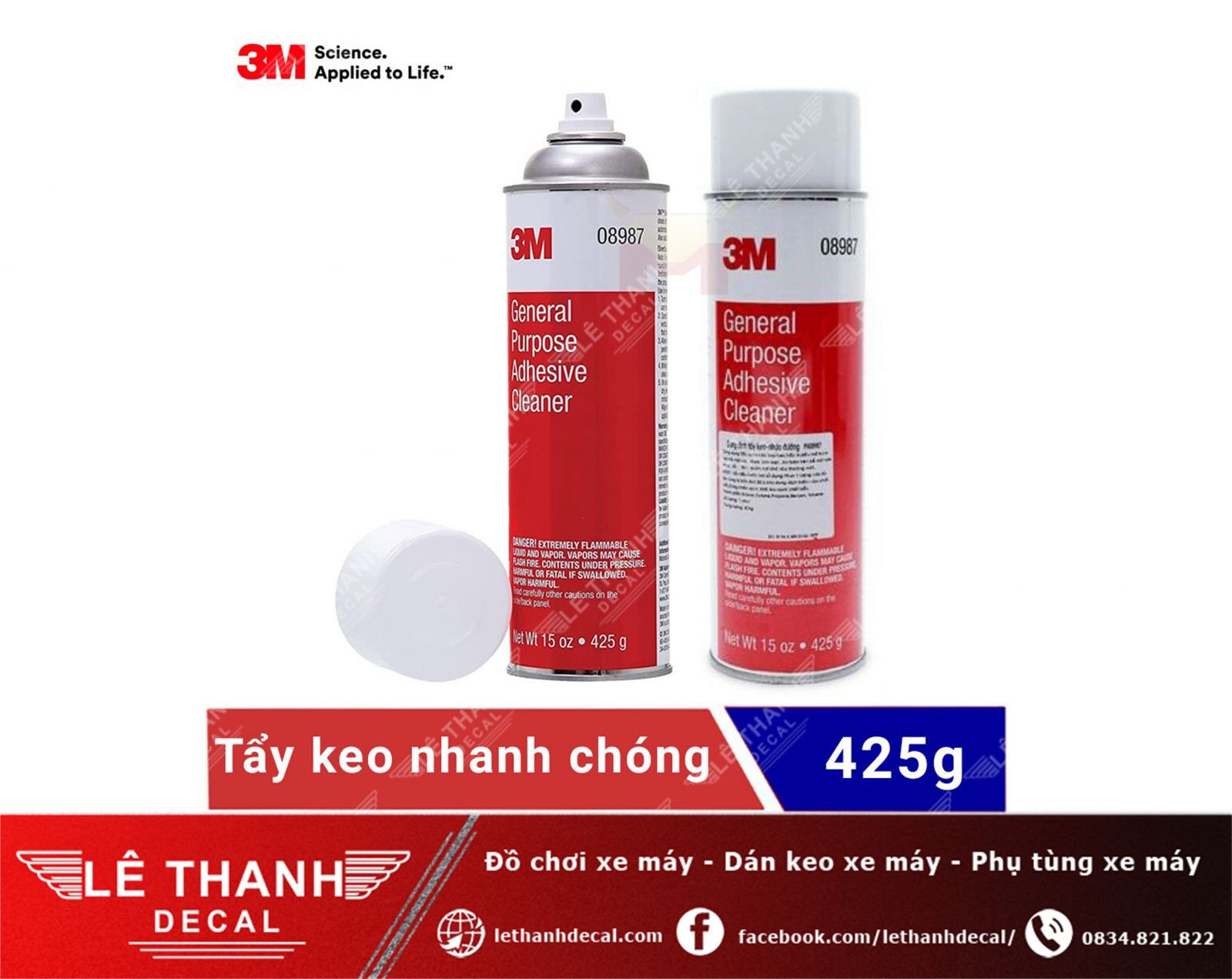 Các loại hóa chất hỗ trợ tẩy keo decal xe máy