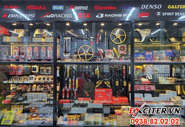 Các loại phụ tùng độ hiệu suất cao cho xe máy