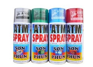 Các loại sơn xịt phổ biến dùng để phục hồi xe máy