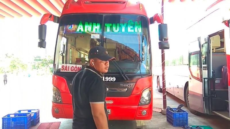 Các loại xe, số ghế ngồi xe khách Anh Tuyên