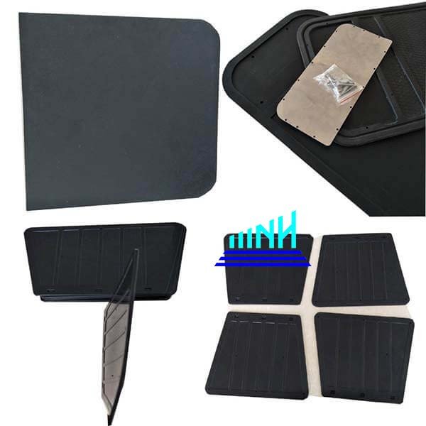 Các mẫu cao su chắn bùn đa dạng về kích thước