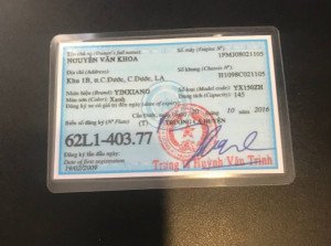 Hướng Dẫn Chi Tiết Về Việc Làm Cà Vẹt Xe Giả Các mẫu giấy đăng ký xe máy qua các năm