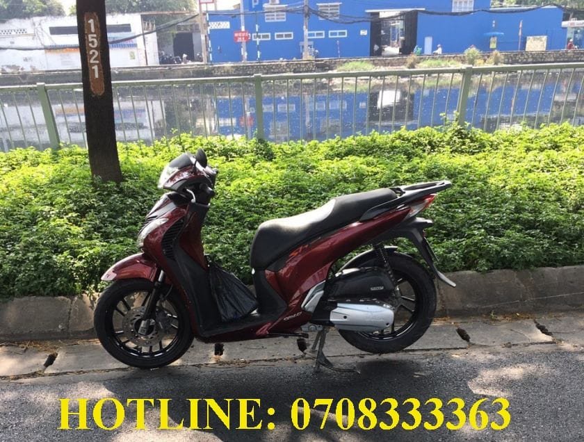 Các màu xe SH đời mới sẵn sàng phục vụ du khách